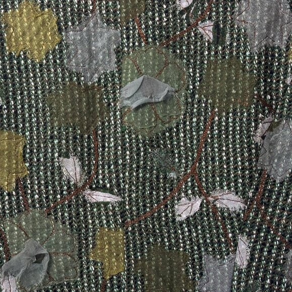 RETRO!! BOHO CHIC Applique Jacket/Blazer Sz 10 - Picture 5 of 6